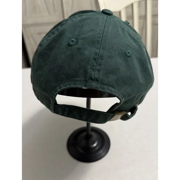 KBETHOS Vintage Distressed Dad Hat Green Graphic Quote Strapback Cap Grunge New - Picture 7 of 10
